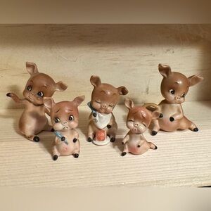 Charming Josef Originals Little Pigs Figurine Set
